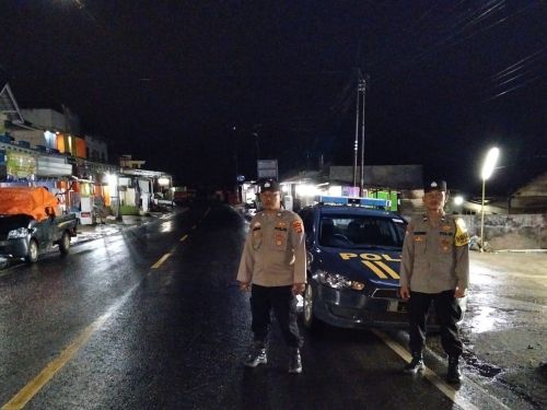 Polsek Sekincau Laksanakan Patroli KRYD dan Pengamanan Objek Vital Antisipasi Kejahatan