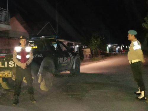 Antisipasi Curat Hasil Bumi Hingga Gangguan Hewan Buas, Polsek BNS Gelar Patroli KRYD Malam Hari
