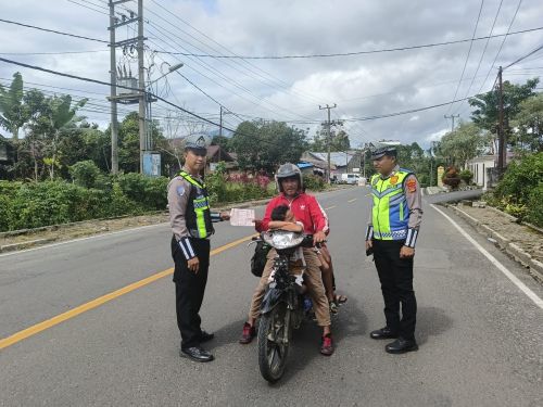 Ops Keselamatan Krakatau 2026: Satgas Gakkum Sat Lantas Polres Lampung Barat Intensifkan Penindakan di Jalan Lintas Liwa